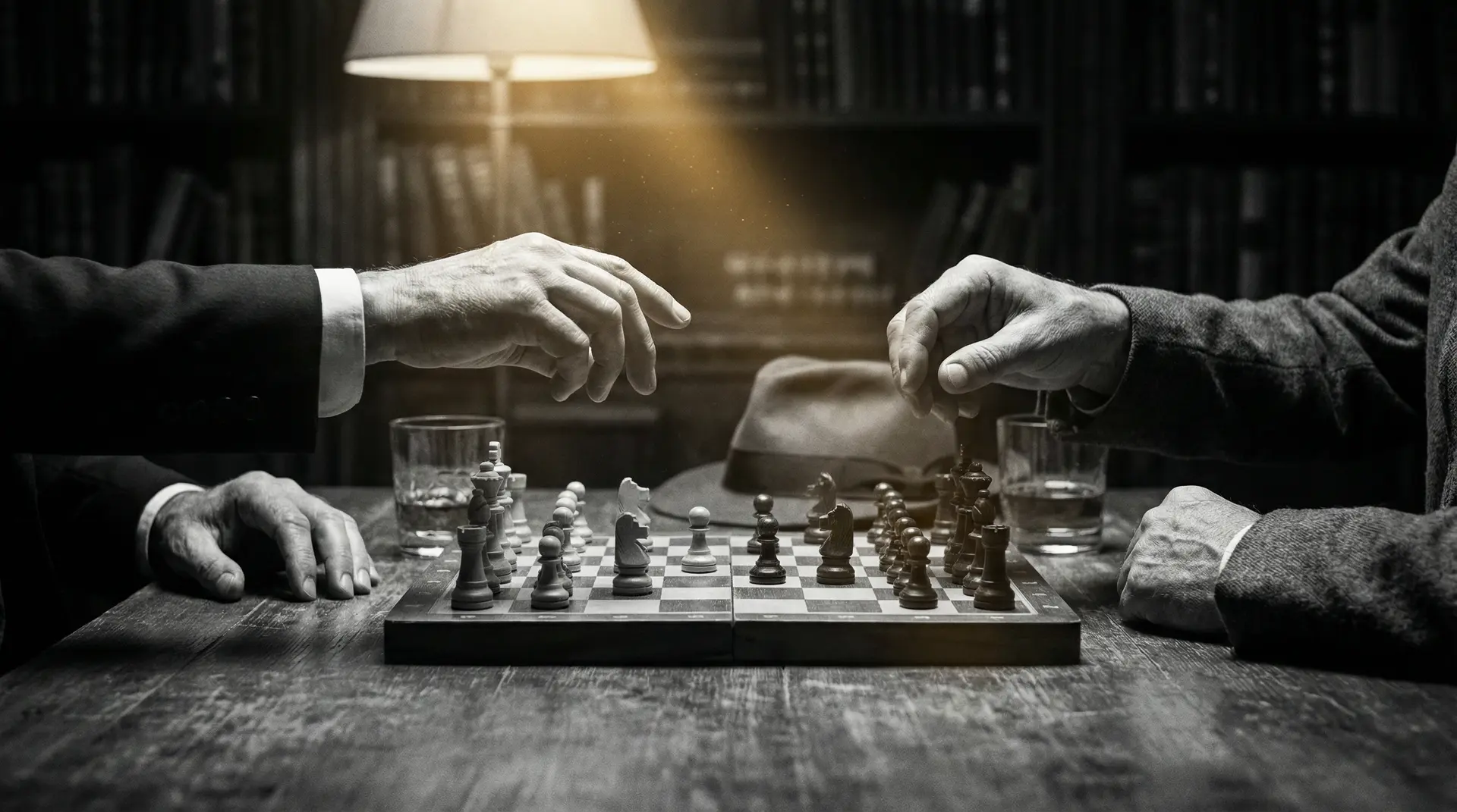 迷奸美女 艺术探索系列 - 非线性叙事，棋盘上的对弈象征命运的交错